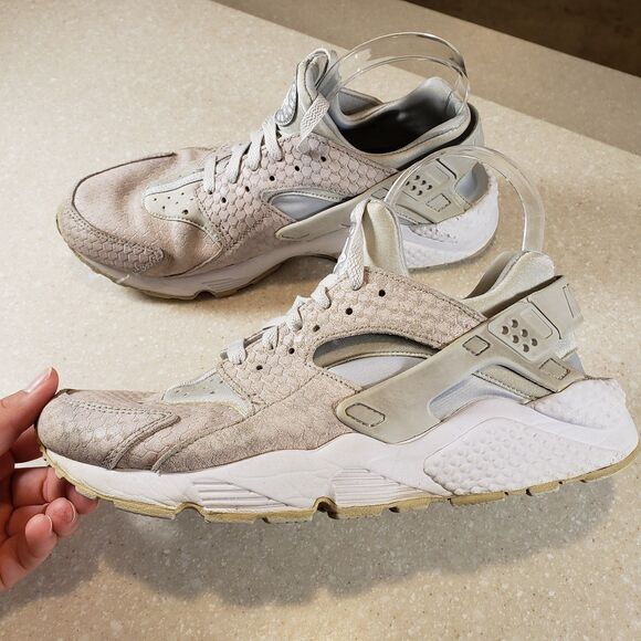 Nike Air Huarache 318429-111 White Men’s US 8 Huarache Run - Picture 4 of 7